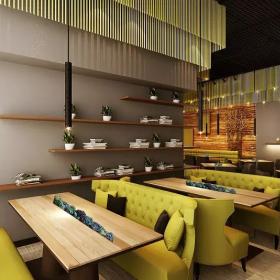 寶安沙井西薈城格林咖啡館門店設計裝修案例